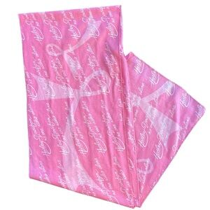 NEW HARLEY-DAVIDSON Breast Cancer Themed Scarf Pink White